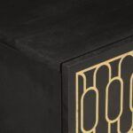 Tables de chevet 2 pcs 40x33x46 cm Bois de manguier solide – Image 7