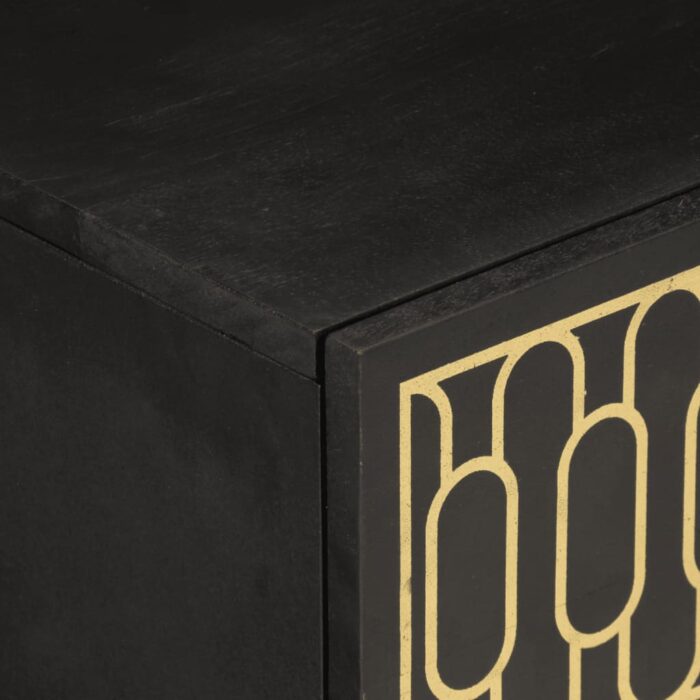 Tables de chevet 2 pcs 40x33x46 cm Bois de manguier solide – Image 7