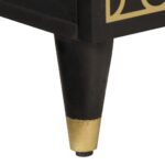 Tables de chevet 2 pcs 40x33x46 cm Bois de manguier solide – Image 9