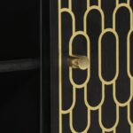 Meuble TV 105x33x46 cm Bois massif de manguier – Image 7