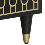 Meuble TV 105x33x46 cm Bois massif de manguier – Image 8