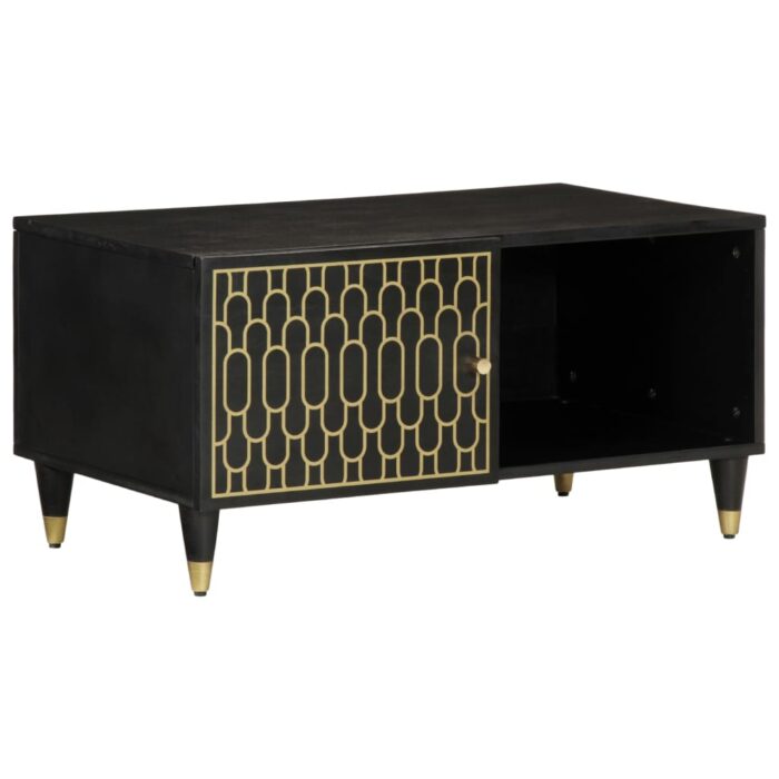 Table basse 80x50x40 cm bois de manguier massif – Image 1