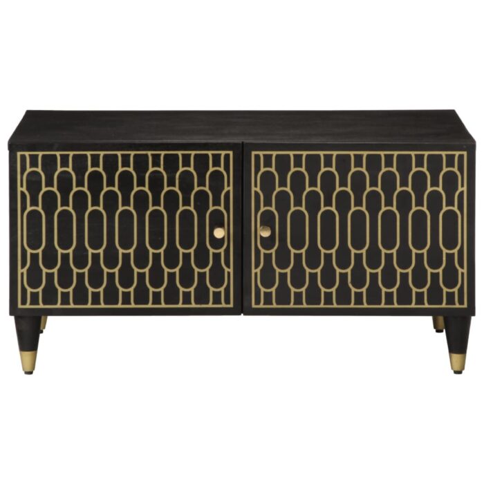 Table basse 80x50x40 cm bois de manguier massif – Image 2