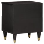Table de chevet 40x33x46 cm Bois de manguier solide – Image 4