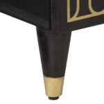 Tables de chevet 2 pcs 40x33x46 cm Bois de manguier solide – Image 9