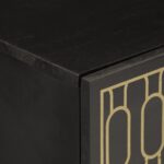 Table de chevet 50x33x60 cm bois de manguier massif – Image 7