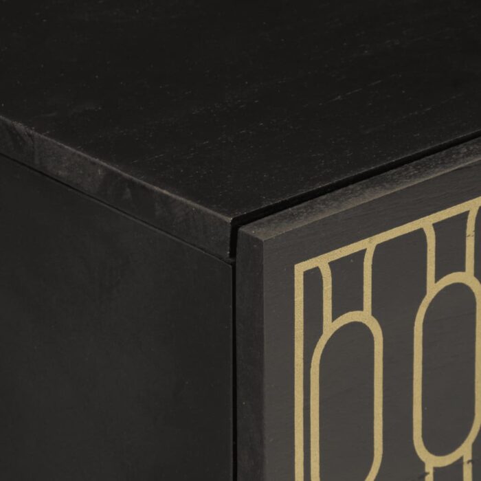 Table de chevet 50x33x60 cm bois de manguier massif – Image 7