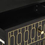 Table de chevet 50x33x60 cm bois de manguier massif – Image 8