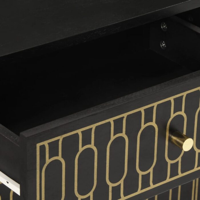 Table de chevet 50x33x60 cm bois de manguier massif – Image 8