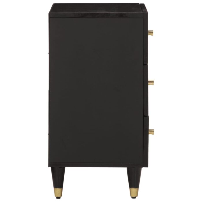 Table de chevet 50x33x60 cm bois de manguier massif – Image 3