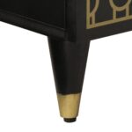 Table de chevet 50x33x60 cm bois de manguier massif – Image 8