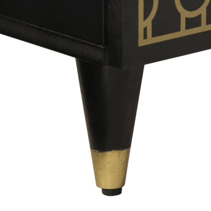 Table de chevet 50x33x60 cm bois de manguier massif – Image 8