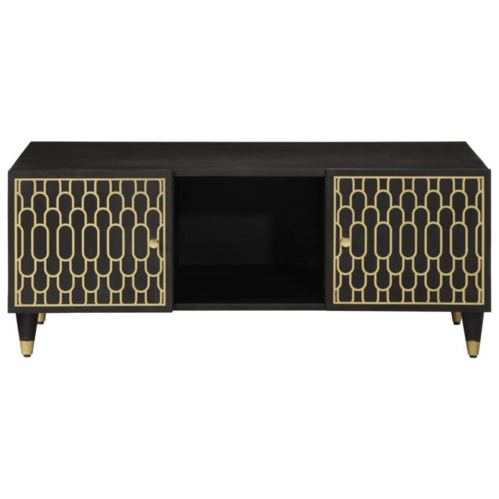 Table basse 100x54x40 cm bois de manguier massif – Image 2