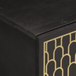 Table basse 100x54x40 cm bois de manguier massif – Image 6