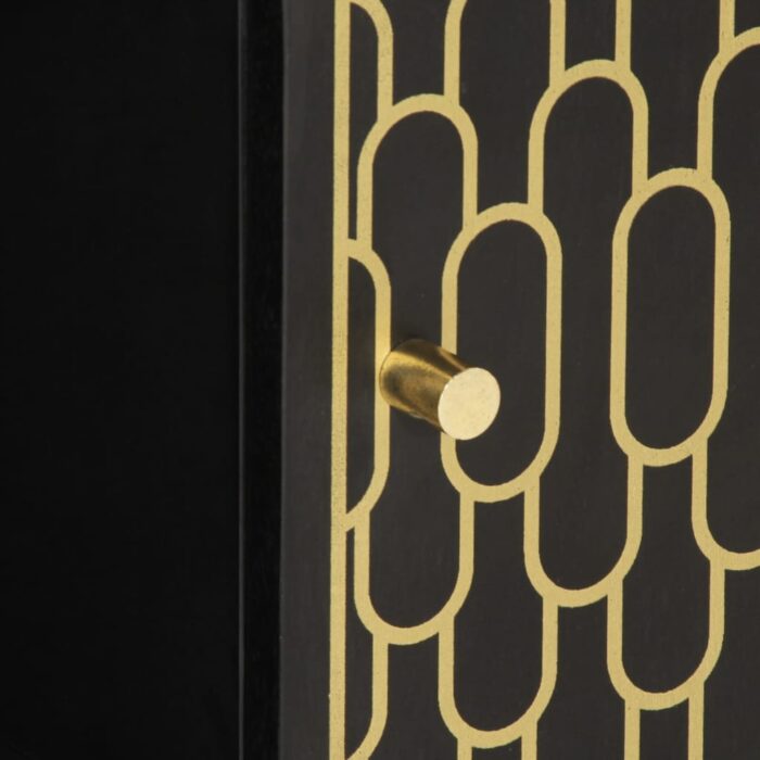 Table basse 100x54x40 cm bois de manguier massif – Image 7