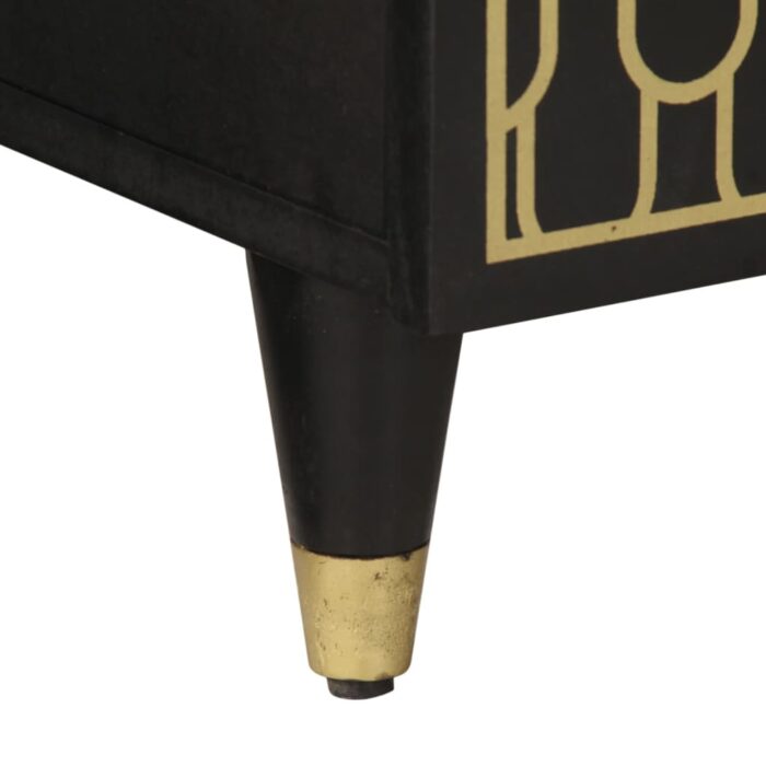 Table basse 100x54x40 cm bois de manguier massif – Image 8