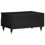 Table basse 80x54x40 cm bois de manguier massif – Image 4
