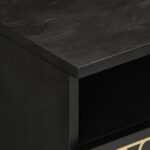 Table basse 80x54x40 cm bois de manguier massif – Image 6