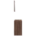 Ensemble de meubles de salle de bain 2 pcs Chêne marron – Image 4