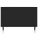 Table basse Noir 60x50x36,5 cm Bois d'ingénierie – Image 3