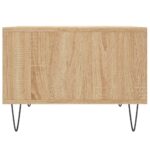 Table basse Chêne sonoma 60x50x36,5 cm Bois d'ingénierie – Image 3