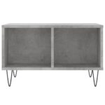 Table basse Gris béton 60x50x36,5 cm Bois d'ingénierie – Image 2