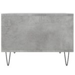 Table basse Gris béton 60x50x36,5 cm Bois d'ingénierie – Image 3