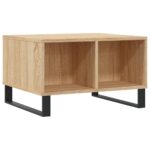 Table basse Chêne sonoma 60x50x36,5 cm Bois d'ingénierie – Image 4