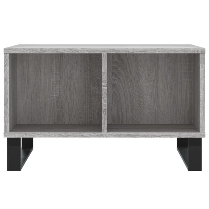 Table basse Sonoma gris 60x50x36,5 cm Bois d'ingénierie – Image 2