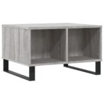 Table basse Sonoma gris 60x50x36,5 cm Bois d'ingénierie – Image 4