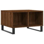 Table basse Chêne marron 60x50x36,5 cm Bois d'ingénierie – Image 4