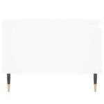 Table basse Blanc 90x50x36,5 cm Bois d'ingénierie – Image 5