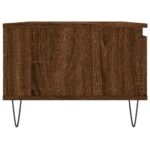 Table basse Chêne marron 90x50x36,5 cm Bois d'ingénierie – Image 5