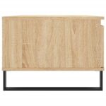 Table basse Chêne sonoma 90x50x36,5 cm Bois d'ingénierie – Image 5