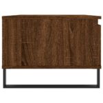 Table basse Chêne marron 90x50x36,5 cm Bois d'ingénierie – Image 5