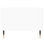 Table basse Blanc 90x50x36,5 cm Bois d'ingénierie – Image 5
