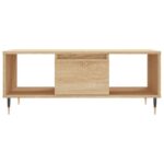 Table basse Chêne sonoma 90x50x36,5 cm Bois d'ingénierie – Image 3