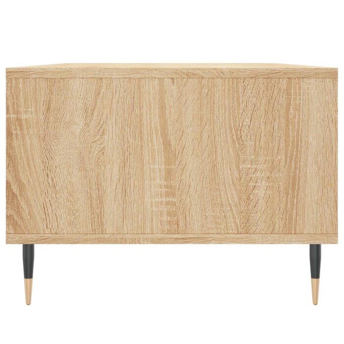 Table basse Chêne sonoma 90x50x36,5 cm Bois d'ingénierie – Image 5