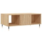 Table basse Chêne sonoma 90x50x36,5 cm Bois d'ingénierie – Image 6