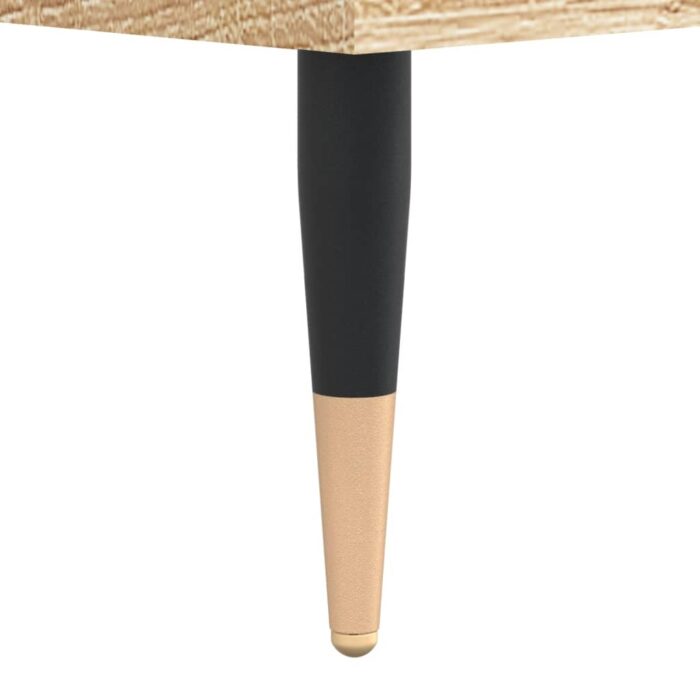 Table basse Chêne sonoma 90x50x36,5 cm Bois d'ingénierie – Image 7
