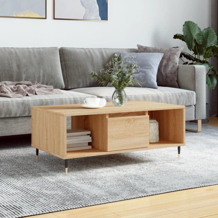 VXL8721012109667_m_en_hd_1.jpg Table basse Chêne sonoma 90x50x36,5 cm Bois d'ingénierie – Image 1