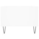Table basse Blanc 90x50x36,5 cm Bois d'ingénierie – Image 5