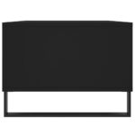 Table basse Noir 90x50x36,5 cm Bois d'ingénierie – Image 5