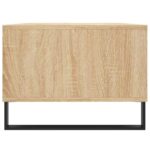 Table basse Chêne sonoma 90x50x36,5 cm Bois d'ingénierie – Image 5