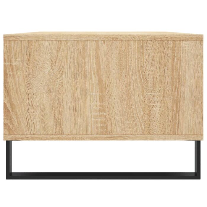 Table basse Chêne sonoma 90x50x36,5 cm Bois d'ingénierie – Image 5
