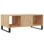 Table basse Chêne sonoma 90x50x36,5 cm Bois d'ingénierie – Image 6