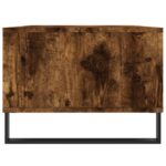 Table basse Chêne fumé 90x50x36,5 cm Bois d'ingénierie – Image 5