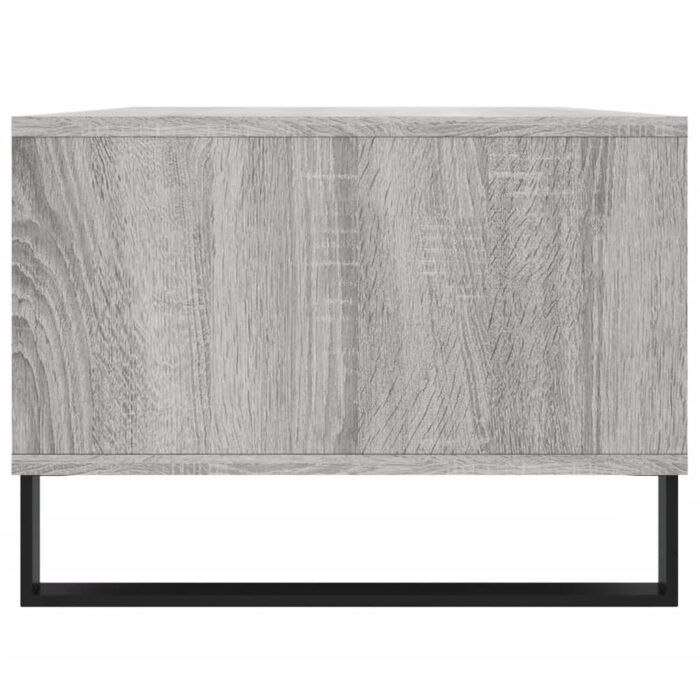 Table basse Sonoma gris 90x50x36,5 cm Bois d'ingénierie – Image 5