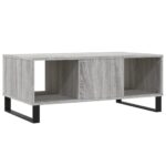 Table basse Sonoma gris 90x50x36,5 cm Bois d'ingénierie – Image 6