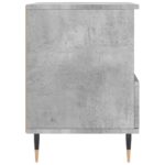 Table de chevet gris béton 40x35x50 cm bois d’ingénierie – Image 5